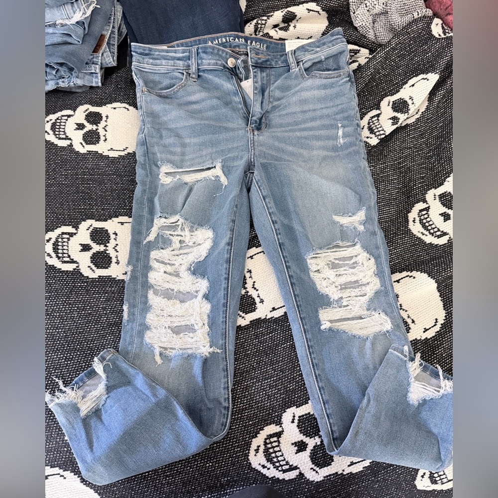 SOLD American Eagle Outfitters Ripped Blue Jeans